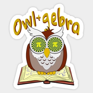 Owlgebra Owl+gebra Sticker